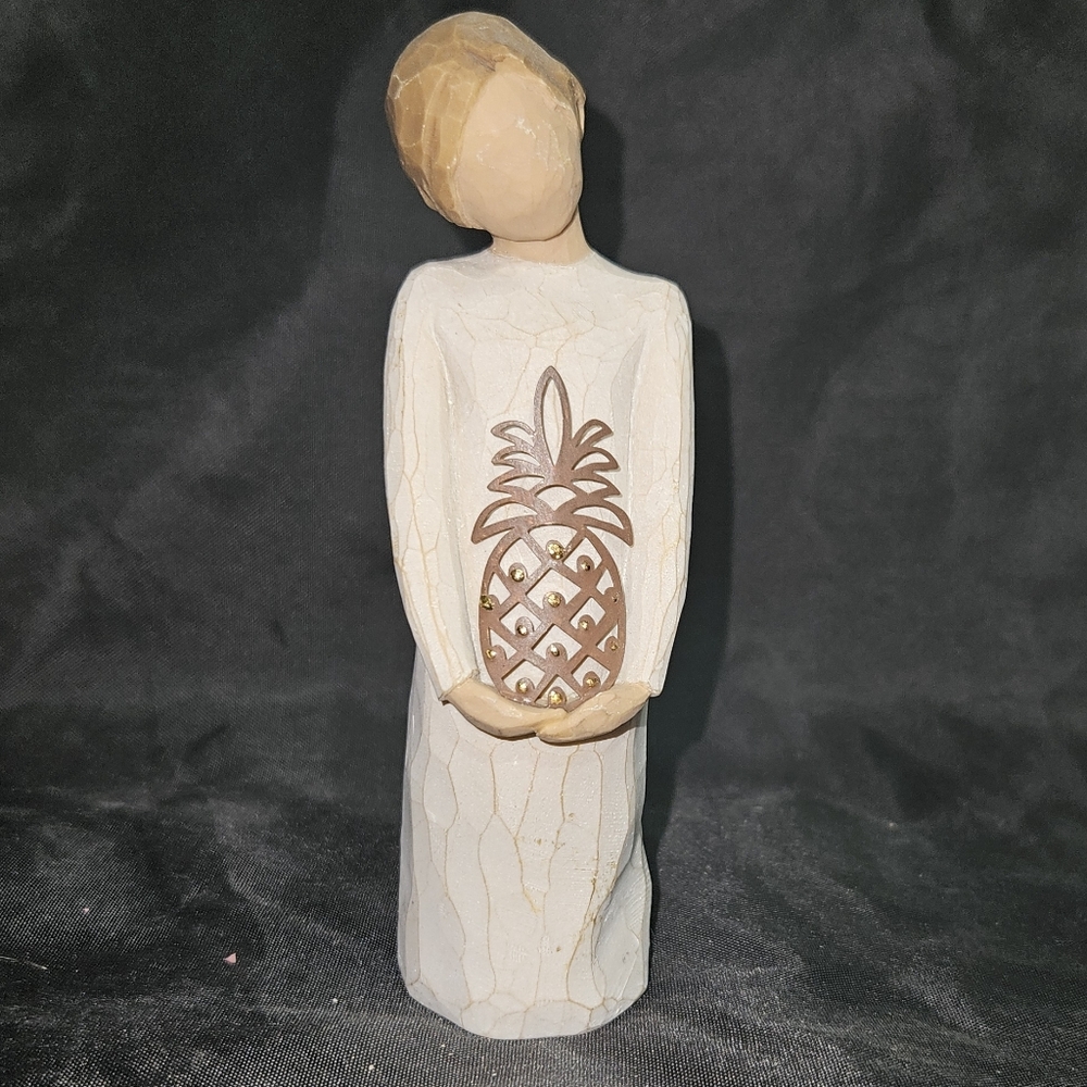 Demdaco-Willow Tree: Gracious, Girl With Pineapple Figurine Sculpture